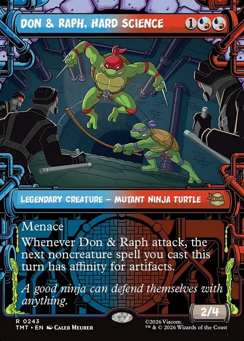 MTG Don & Raph, Hard Science TMT 243 Sewer Frame Nonfoil