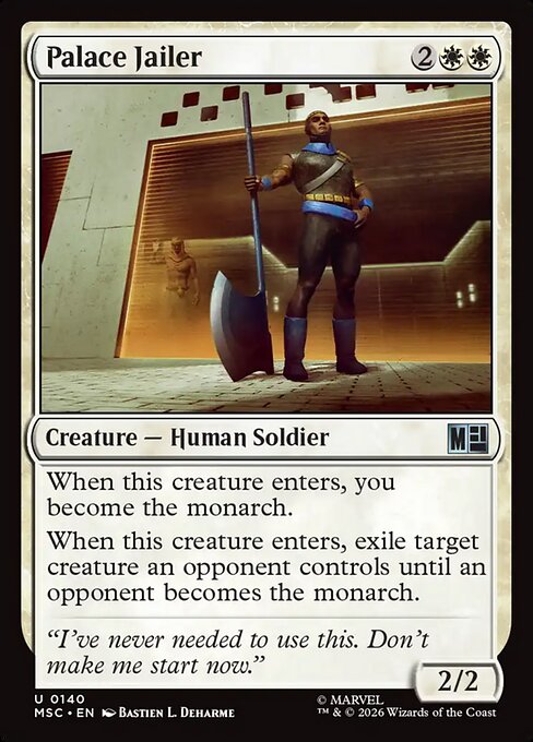MTG Palace Jailer MSC 140 Regular Surge Foil
