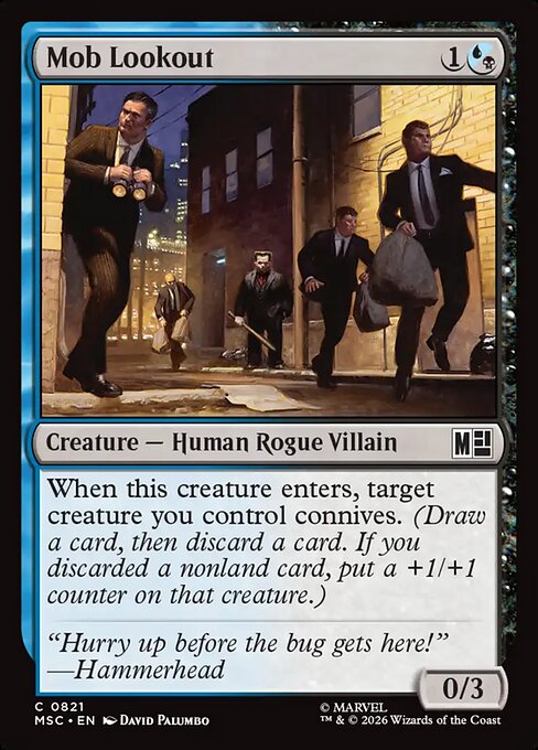 MTG Mob Lookout MSC 821 Regular Foil