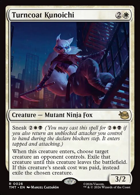 MTG Turncoat Kunoichi TMT 026 Regular Foil