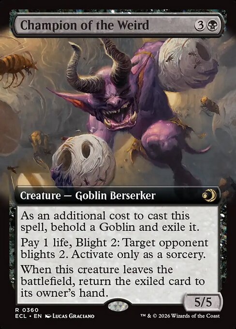 MTG Champion of the Weird ECL 360 Extended Art Foil