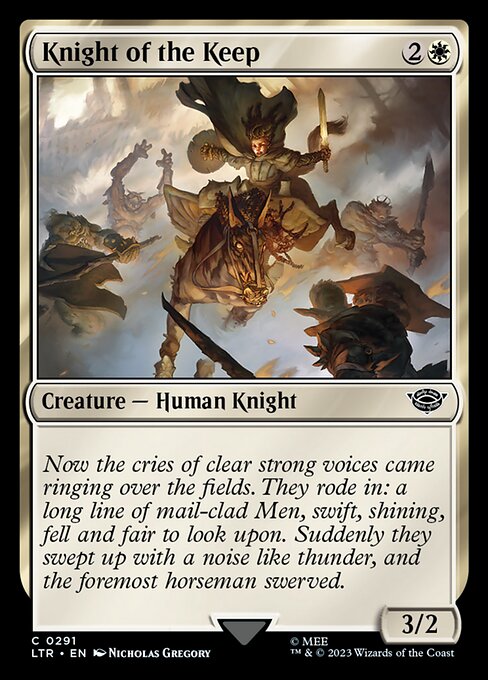 MTG Knight of the Keep LTR 291 Starter Kit Nonfoil