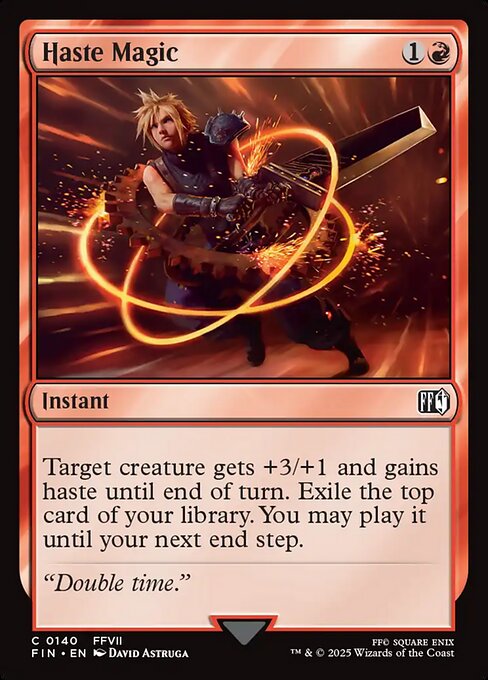 MTG Haste Magic FIN 140 Regular Foil