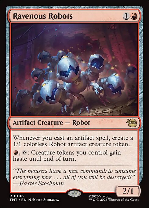 MTG Ravenous Robots TMT 106 Regular Foil