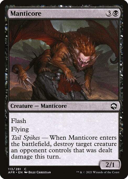 MTG Manticore AFR 113 Regular Nonfoil
