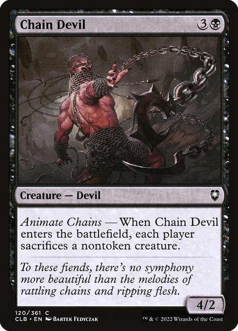 MTG Chain Devil CLB 120 Regular Nonfoil