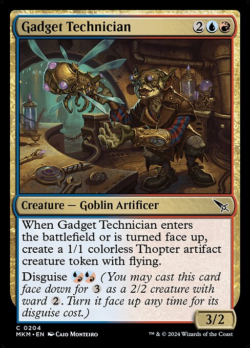 MTG Gadget Technician MKM 204 Regular Foil