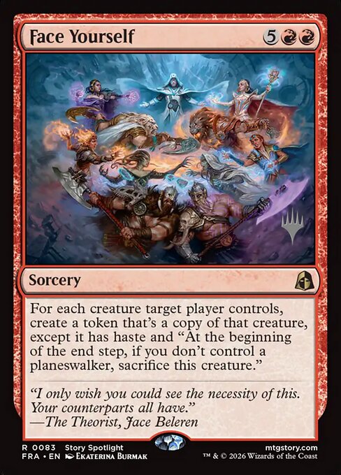 MTG Face Yourself PFRA 083P Promo Pack Nonfoil front