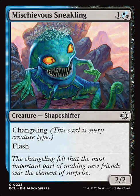 MTG Mischievous Sneakling ECL 235 Regular Nonfoil