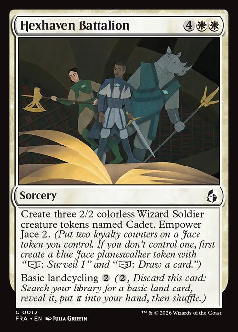 MTG Hexhaven Battalion FRA 012 Standard Nonfoil front