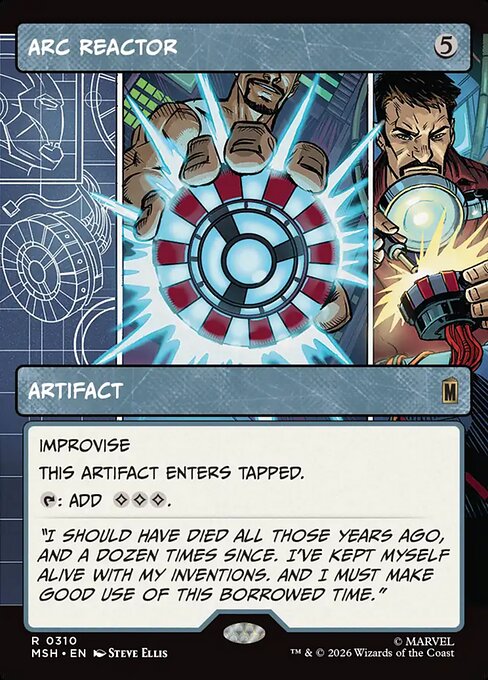 MTG Arc Reactor MSH 310 Showcase Panel Foil