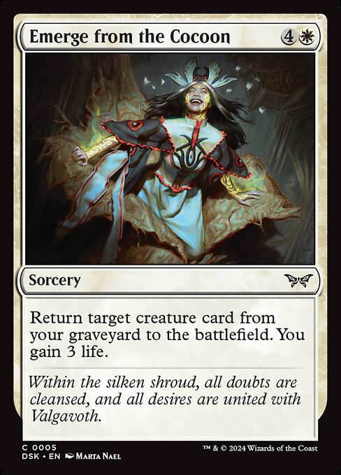 MTG Emerge from the Cocoon DSK 005 Regular Nonfoil