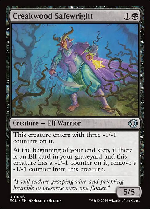 MTG Creakwood Safewright ECL 096 Regular Nonfoil