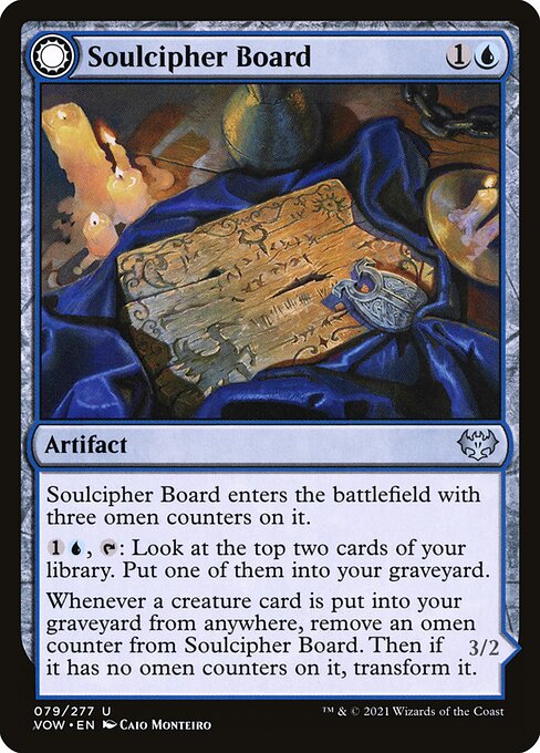 MTG Soulcipher Board // Cipherbound Spirit VOW 079 Standard Foil front