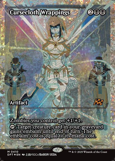 MTG Cursecloth Wrappings DFT 410 Japan Showcase Fracture Foil