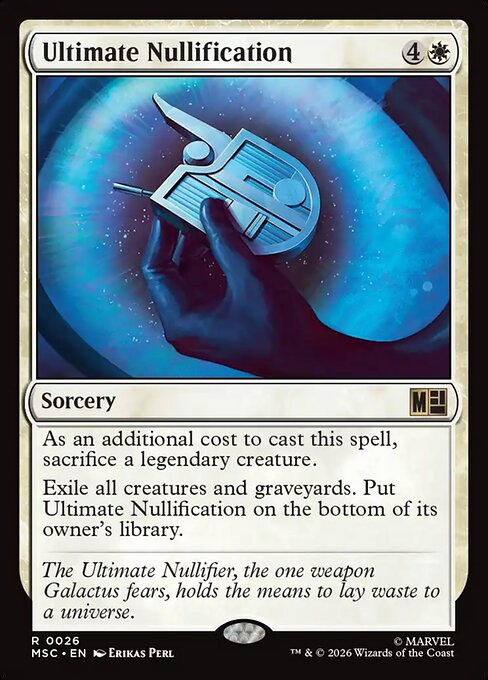 MTG Ultimate Nullification MSC 026 Regular Surge Foil