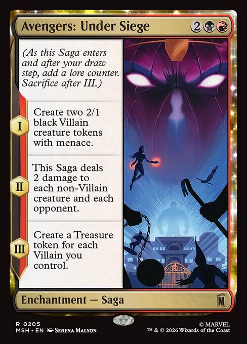 MTG Avengers: Under Siege MSH 205 Regular Foil