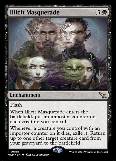 MTG Illicit Masquerade PMKM 088p Promo Pack Nonfoil