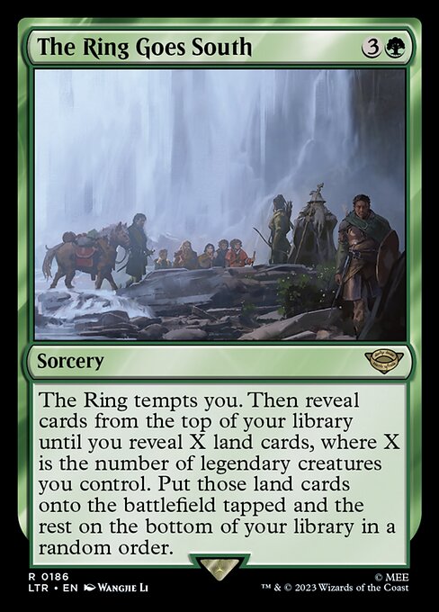 MTG The Ring Goes South LTR 186 Regular Foil