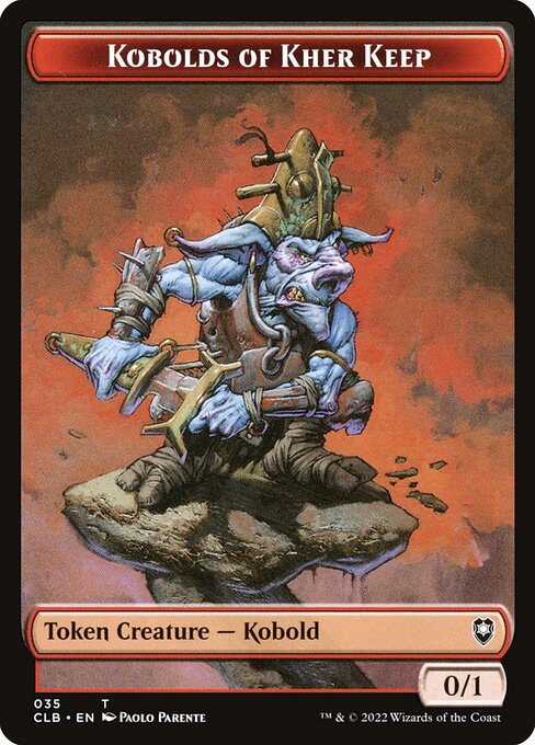 MTG Kobolds of Kher Keep Token CLB 035 Token Nonfoil
