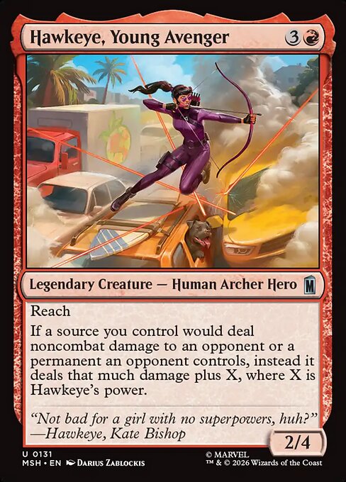 MTG Hawkeye, Young Avenger MSH 131 Regular Nonfoil