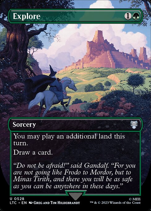 MTG Explore LTC 528 Showcase Ring Nonfoil