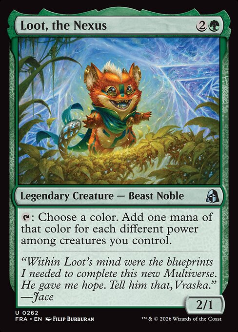 MTG Loot, the Nexus FRA 262 Standard Nonfoil front