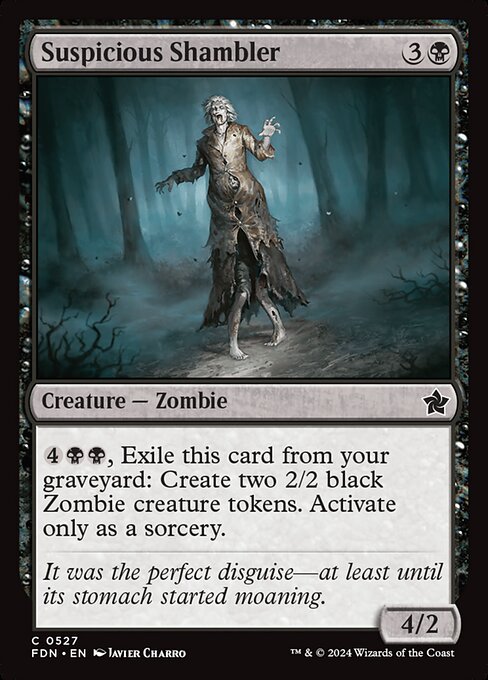 MTG Suspicious Shambler FDN 527 Beginner Box Nonfoil
