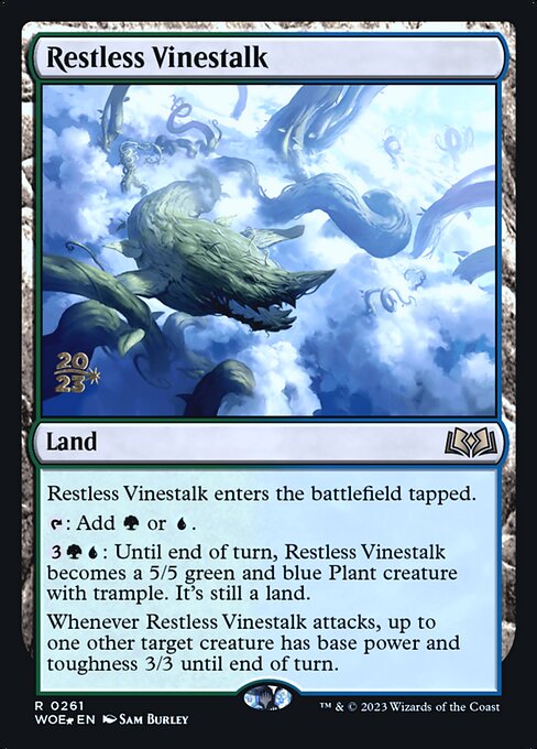 MTG Restless Vinestalk PWOE 261s Prerelease Foil
