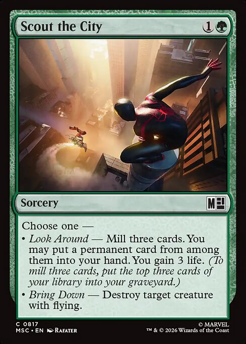 MTG Scout the City MSC 817 Regular Nonfoil