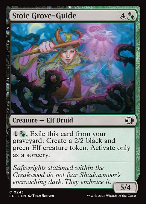 MTG Stoic Grove-Guide ECL 243 Regular Nonfoil