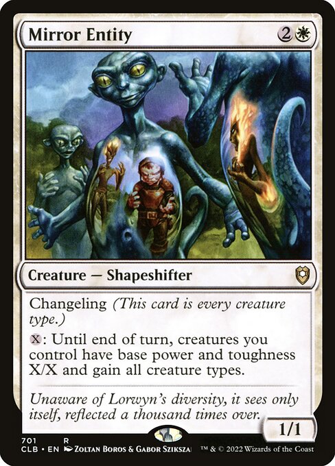 MTG Mirror Entity CLB 701 Commander Deck Nonfoil