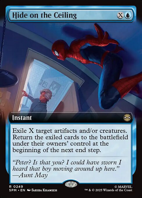 MTG Hide on the Ceiling SPM 249 Extended Art Foil