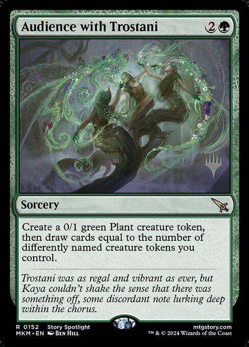 MTG Audience with Trostani PMKM 152p Promo Pack Foil