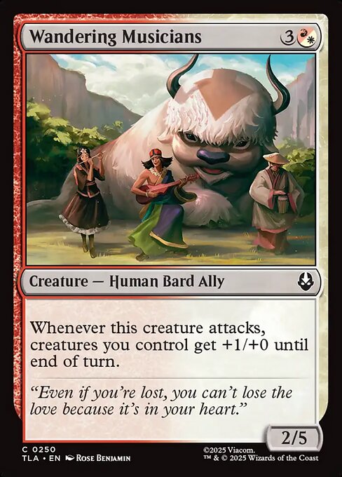 MTG Wandering Musicians TLA 250 Regular Nonfoil