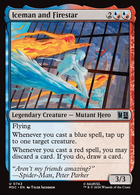 MTG Iceman and Firestar MSC 742 Regular Nonfoil