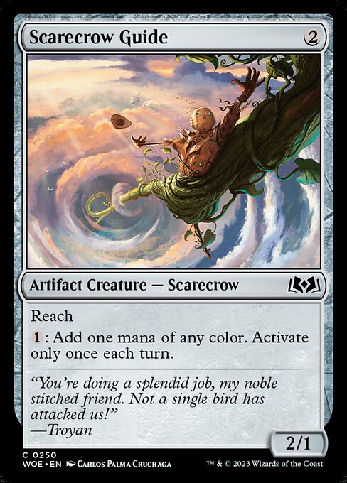 MTG Scarecrow Guide WOE 250 Regular Foil