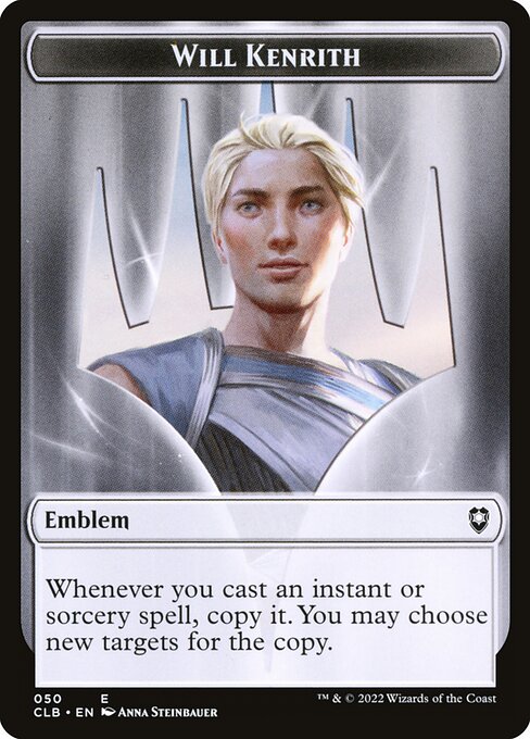MTG Will Kenrith Emblem CLB 050 Emblem Nonfoil