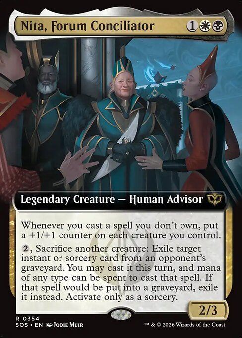 MTG Nita, Forum Conciliator SOS 354 Extended Art Foil