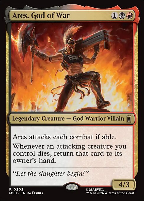 MTG Ares, God of War MSH 202 Regular Nonfoil
