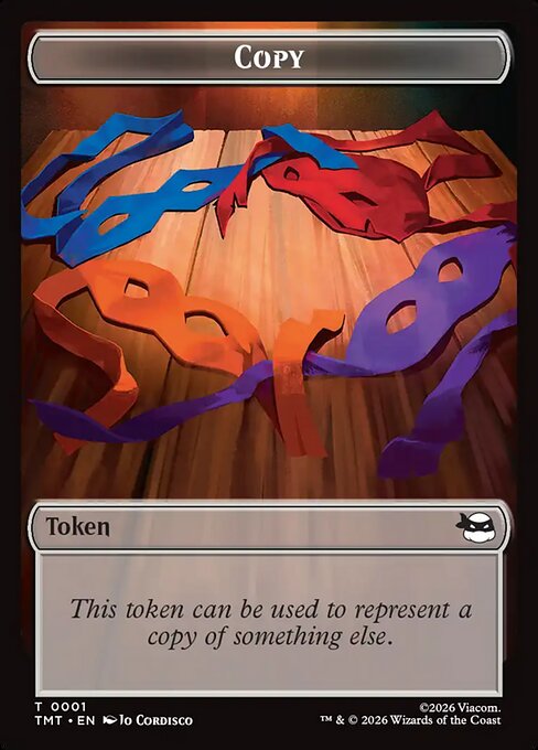 MTG Copy Token TMT 001 Token Foil
