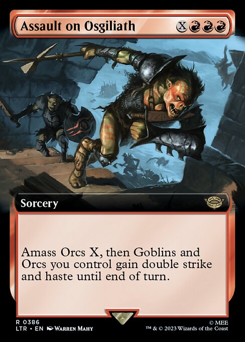 MTG Assault on Osgiliath LTR 386 Extended Art Nonfoil