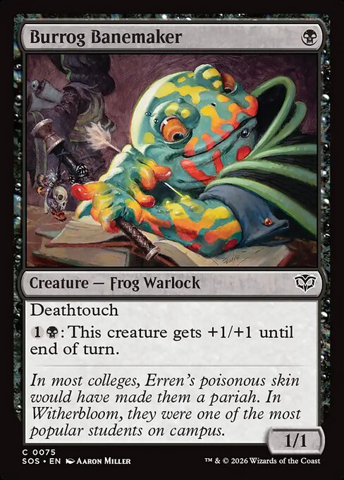 MTG Burrog Banemaker SOS 075 Regular Nonfoil