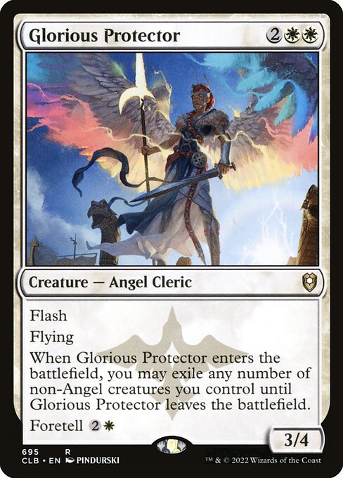 MTG Glorious Protector CLB 695 Commander Deck Nonfoil