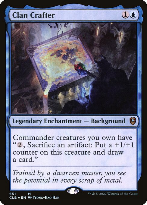 MTG Clan Crafter CLB 651 Commander Deck Foil Foil