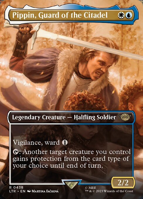 MTG Pippin, Guard of the Citadel LTR 438 Borderless Foil