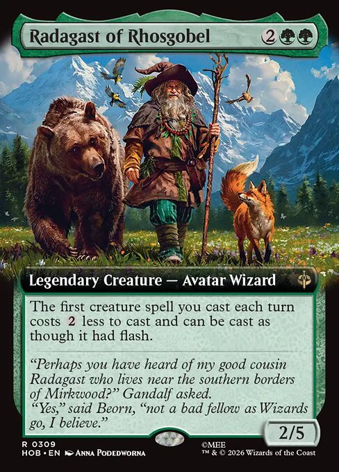MTG Radagast of Rhosgobel HOB 309 Alternate Art Nonfoil
