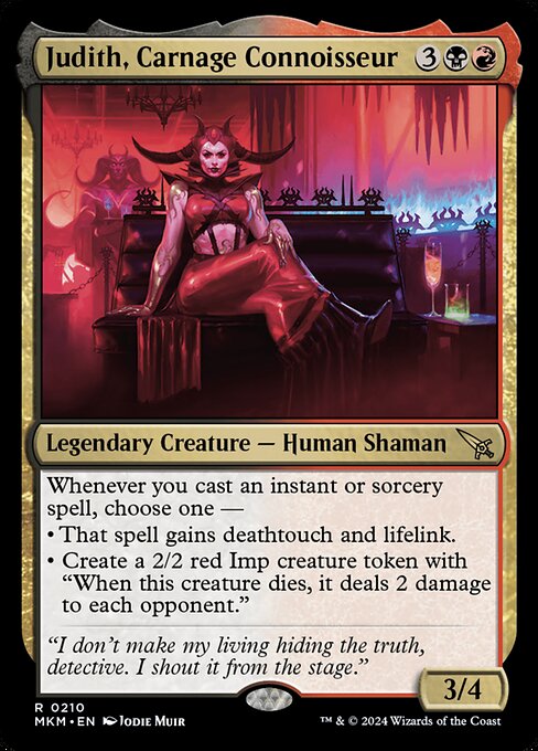MTG Judith, Carnage Connoisseur MKM 210 Regular Foil