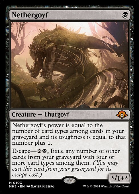 MTG Nethergoyf MH3 103 Regular Nonfoil