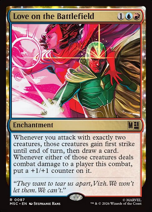 MTG Love on the Battlefield MSC 087 Regular Surge Foil